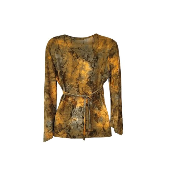 Vtg Y2K Babydoll Velvet Burnout Top S Romantic Whimsigoth Fairy Indie Artsy - Picture 6 of 15